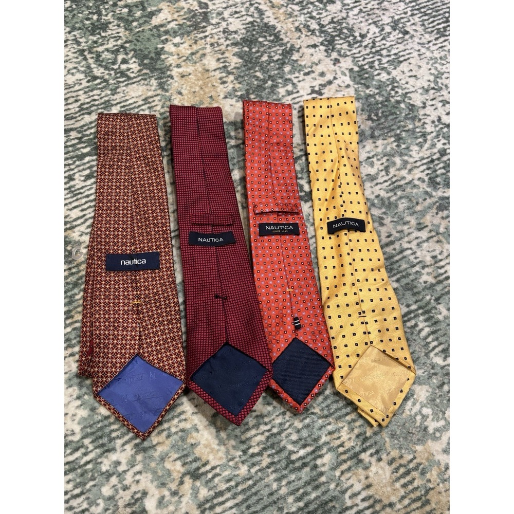 Set Of Nautica Silk Ties (4)
